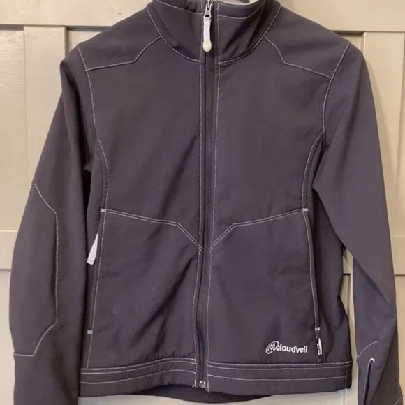 Cloudveil Windstopper Head Wall Soft Shell Full Zip Jacket Coat Black Size Smal - Picture 4 of 11